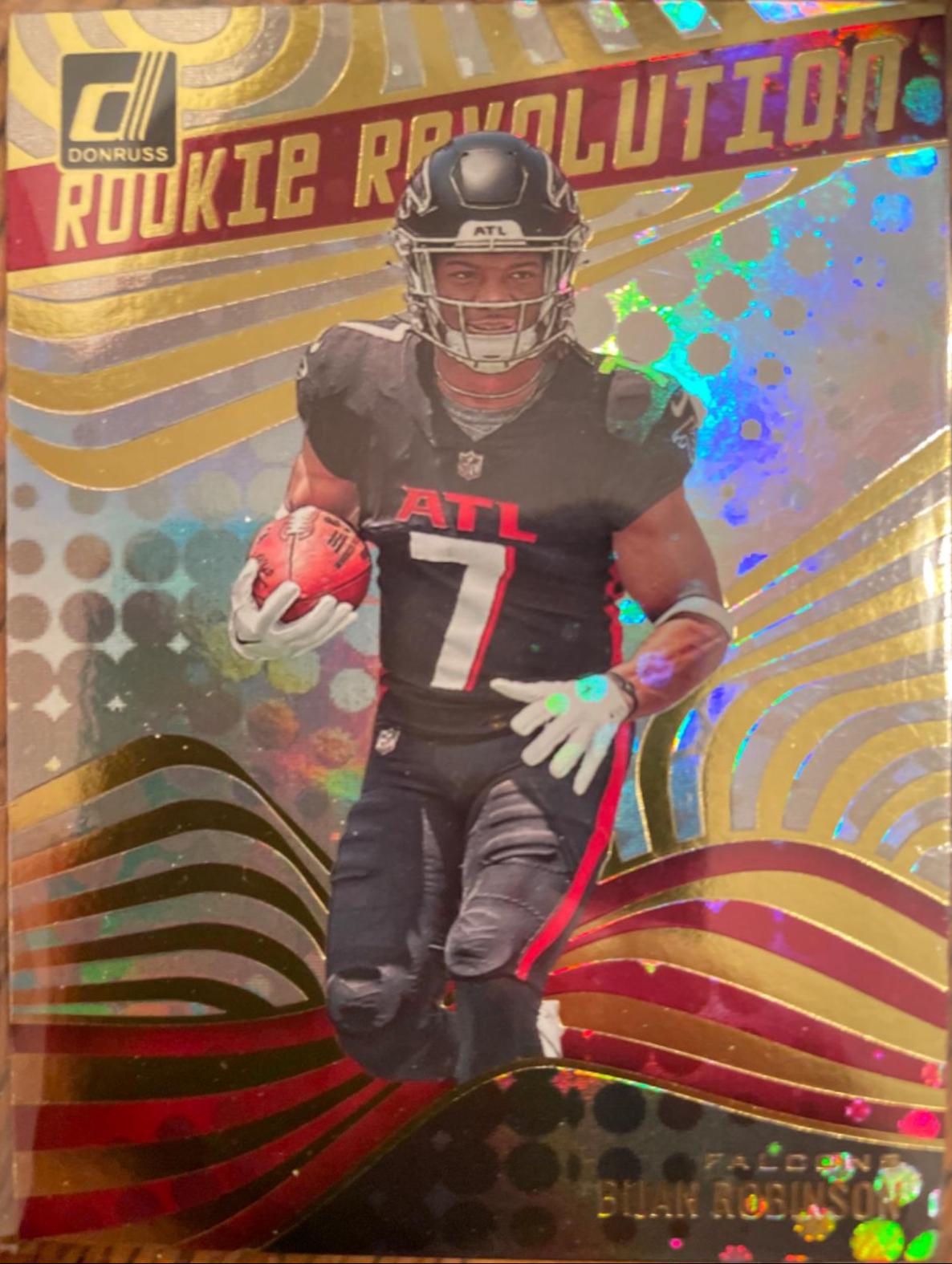 2023 Panini Donruss Rookie Revolution Bijan Robinson #RR-7 card
