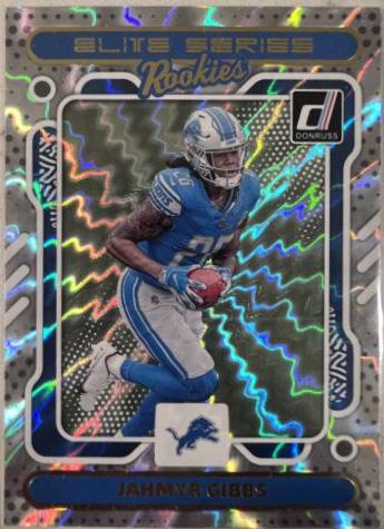 2023 Panini Donruss The Elite Series Rookies Jahmyr Gibbs #6 card