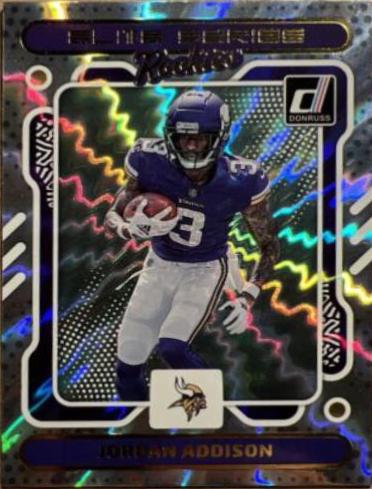 2023 Panini Donruss The Elite Series Rookies Jordan Addison #10 card