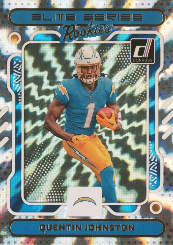 2023 Panini Donruss The Elite Series Rookies Quentin Johnston #8 card