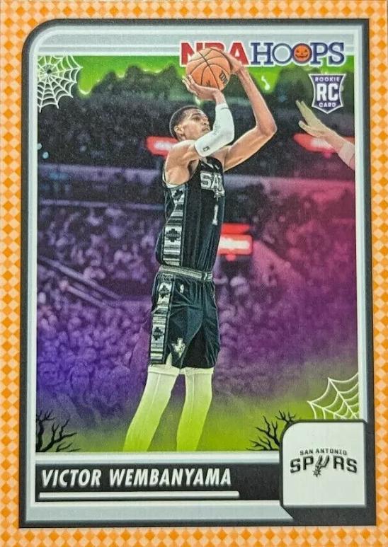 2023 Panini Haunted Hoops Victor Wembanyama [Orange] #108 card