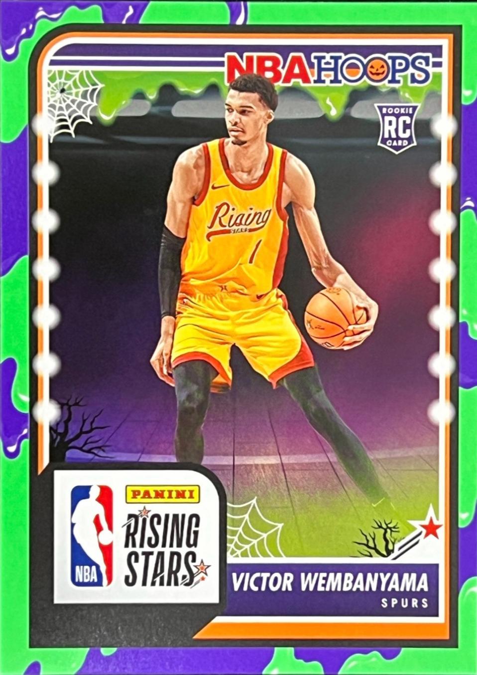 2023 Panini Haunted Hoops Victor Wembanyama [Slime] #282 card