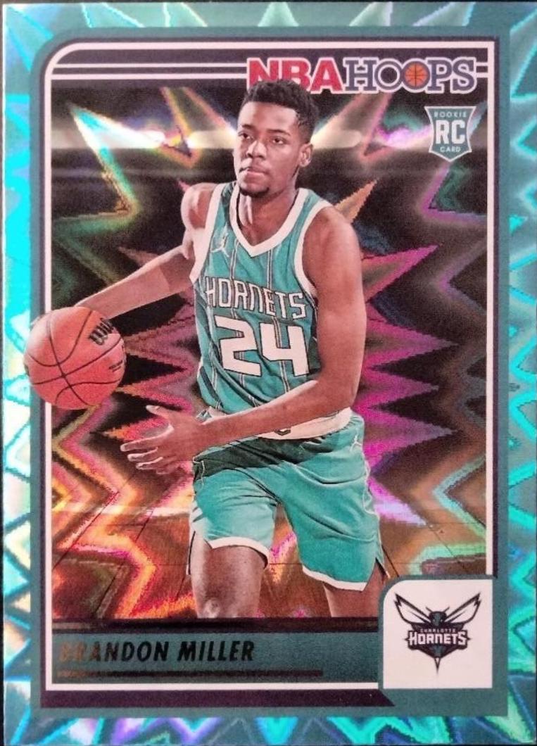 2023 Panini Hoops Brandon Miller [Teal Explosion] #272 card