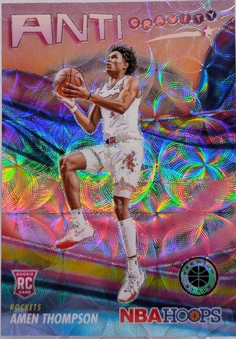 2023 Panini Hoops Premium Stock Anti Gravity Amen Thompson #16 card