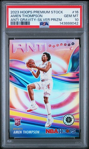 2023 Panini Hoops Premium Stock Anti Gravity Amen Thompson [Silver Prizm] #16 card