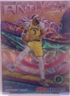 2023 Panini Hoops Premium Stock Anti Gravity Anthony Davis [Silver Prizm] #18 card