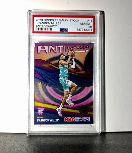 2023 Panini Hoops Premium Stock Anti Gravity Brandon Miller #11 card