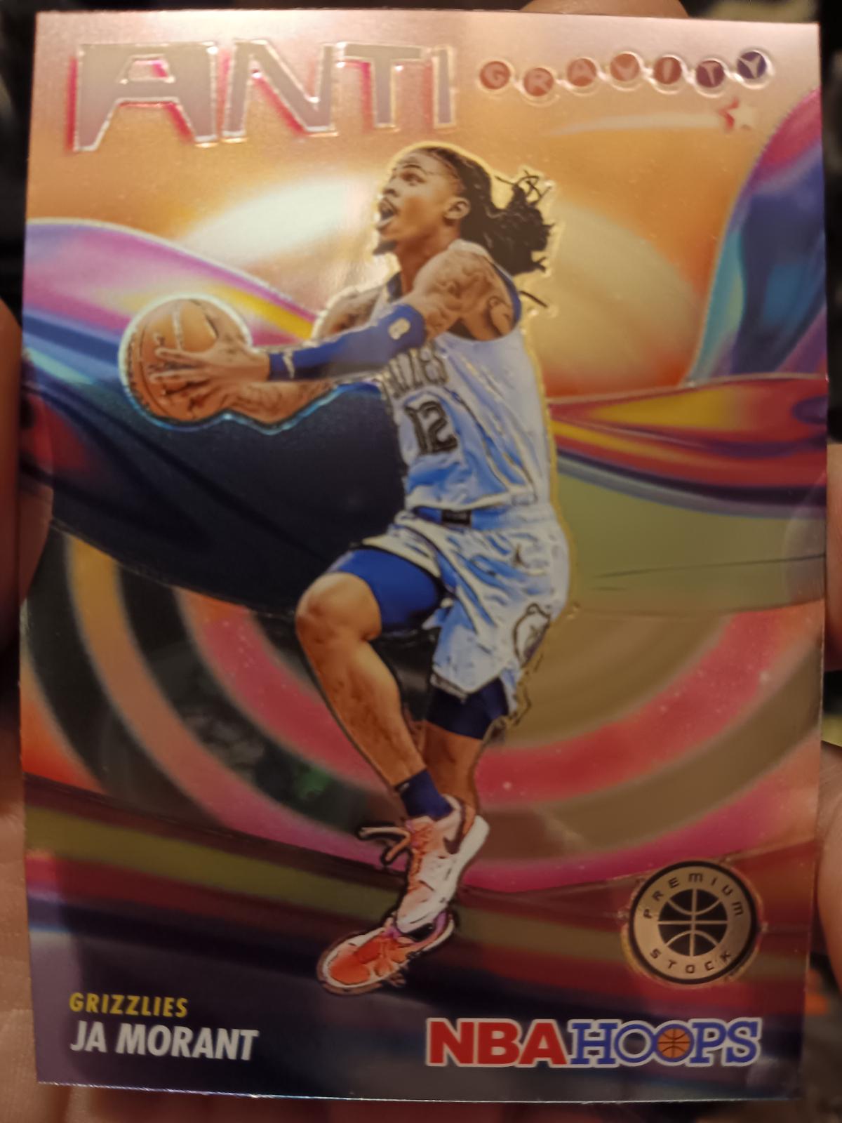 2023 Panini Hoops Premium Stock Anti Gravity Ja Morant #19 card