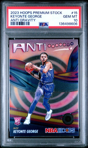 2023 Panini Hoops Premium Stock Anti Gravity Keyonte George #15 card