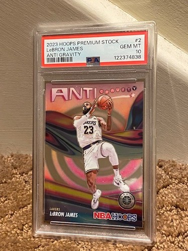 2023 Panini Hoops Premium Stock Anti Gravity LeBron James #2 card