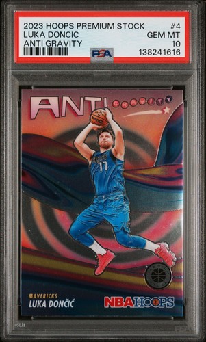 2023 Panini Hoops Premium Stock Anti Gravity Luka Doncic #4 card