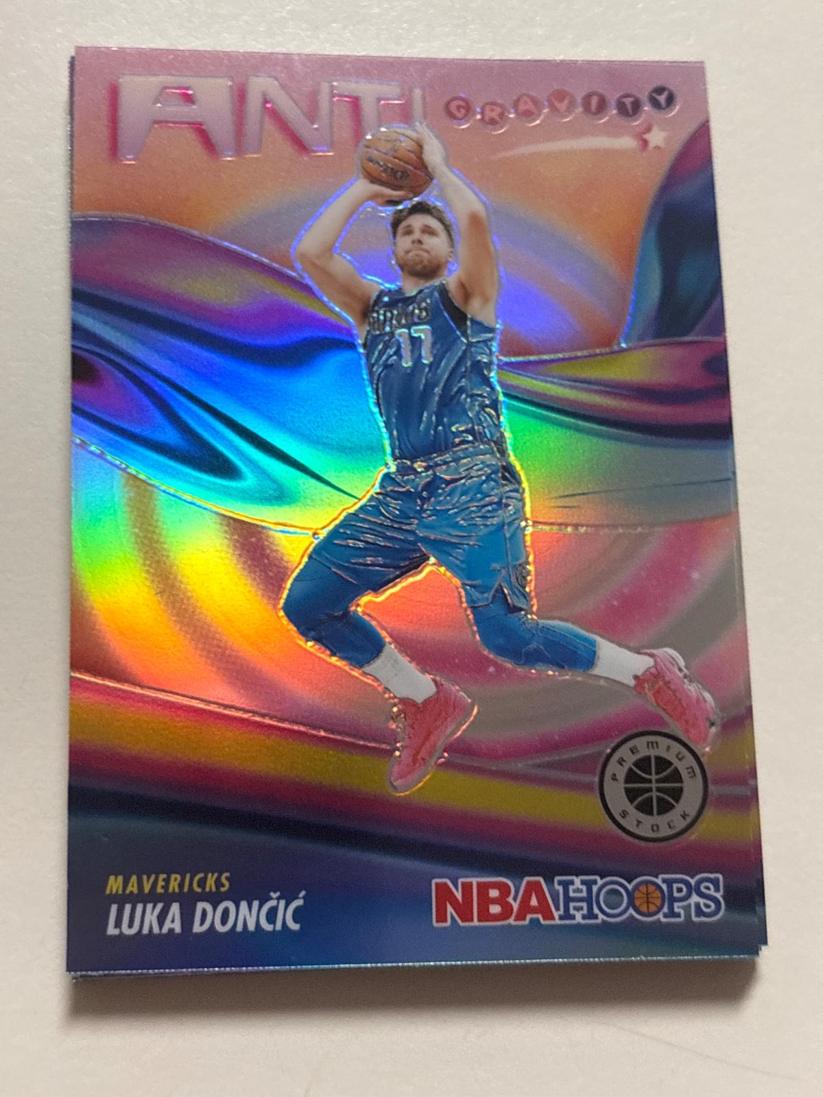 2023 Panini Hoops Premium Stock Anti Gravity Luka Doncic [Silver Prizm] #4 card