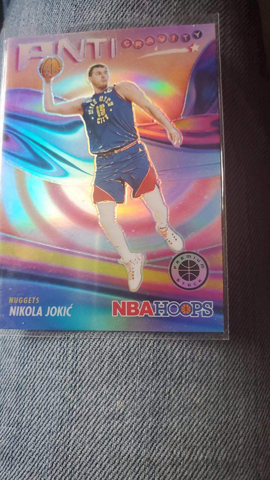 2023 Panini Hoops Premium Stock Anti Gravity Nikola Jokic [Silver Prizm] #17 card