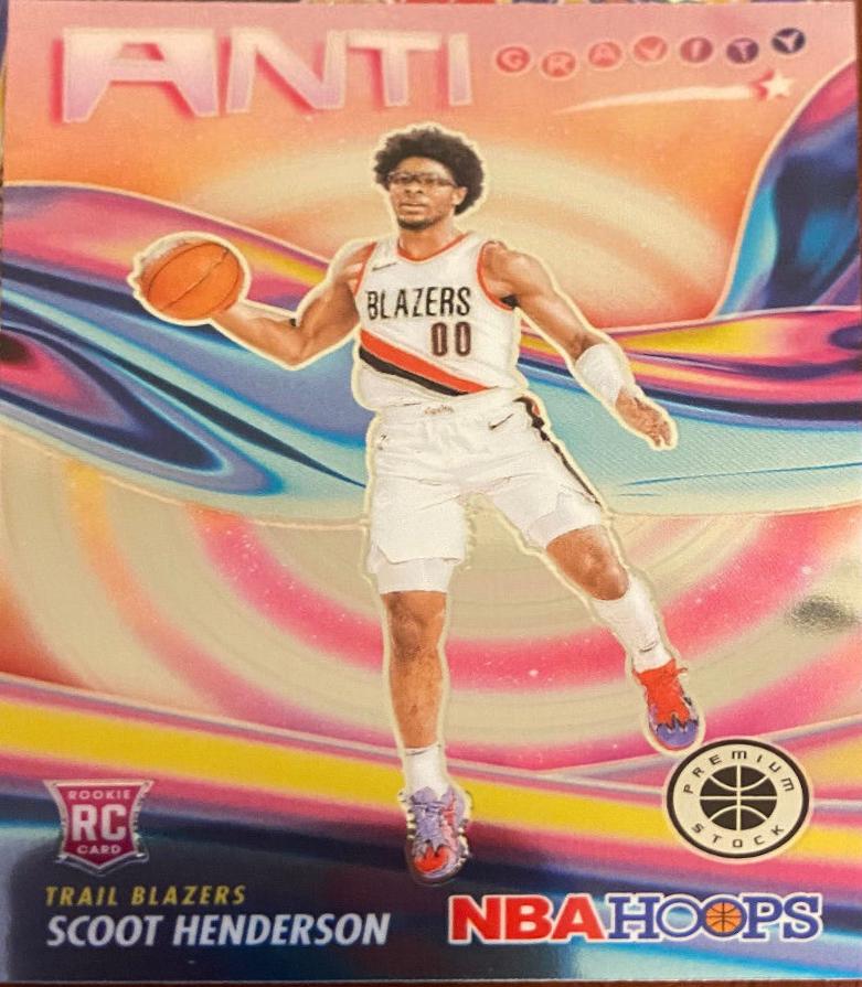 2023 Panini Hoops Premium Stock Anti Gravity Scoot Henderson #9 card