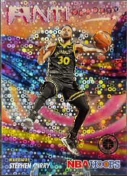 2023 Panini Hoops Premium Stock Anti Gravity Stephen Curry [Disco Prizm] #3 card