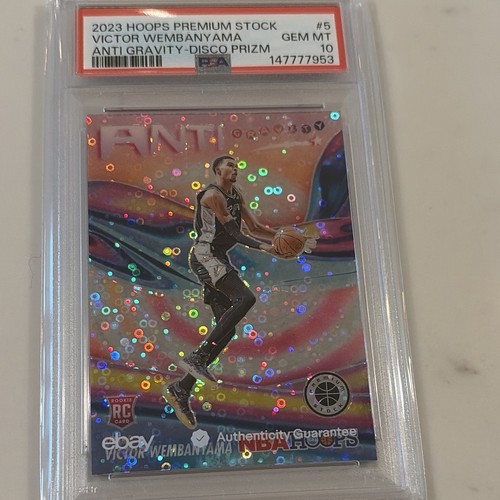 2023 Panini Hoops Premium Stock Anti Gravity Victor Wembanyama [Disco Prizm] #5 card