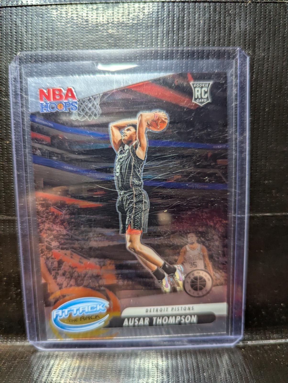 2023 Panini Hoops Premium Stock Attack the Rack Ausar Thompson #5 card