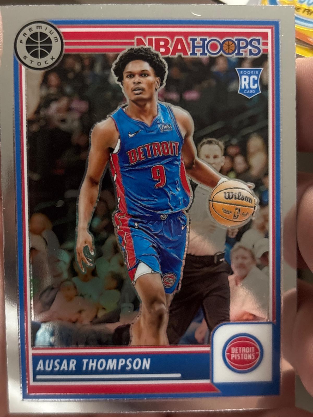 2023 Panini Hoops Premium Stock Ausar Thompson #100 card