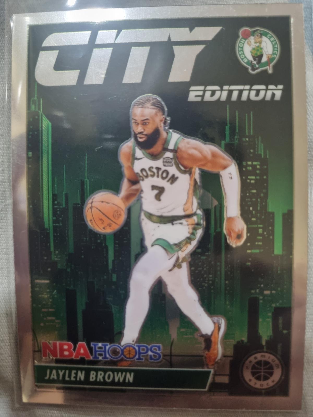 2023 Panini Hoops Premium Stock City Edition Jaylen Brown #1 card