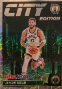 2023 Panini Hoops Premium Stock City Edition Jayson Tatum [Silver Prizm] #3 card