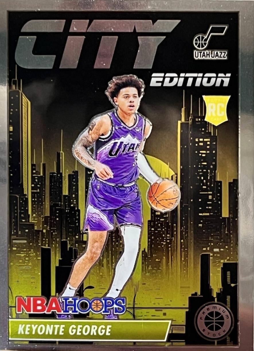 2023 Panini Hoops Premium Stock City Edition Keyonte George #16 card