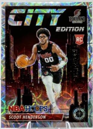 2023 Panini Hoops Premium Stock City Edition Scoot Henderson #5 card