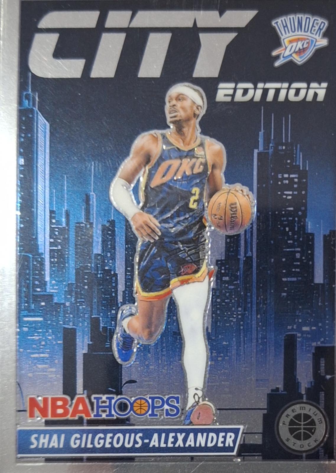 2023 Panini Hoops Premium Stock City Edition Shai Gilgeous-Alexander #26 card