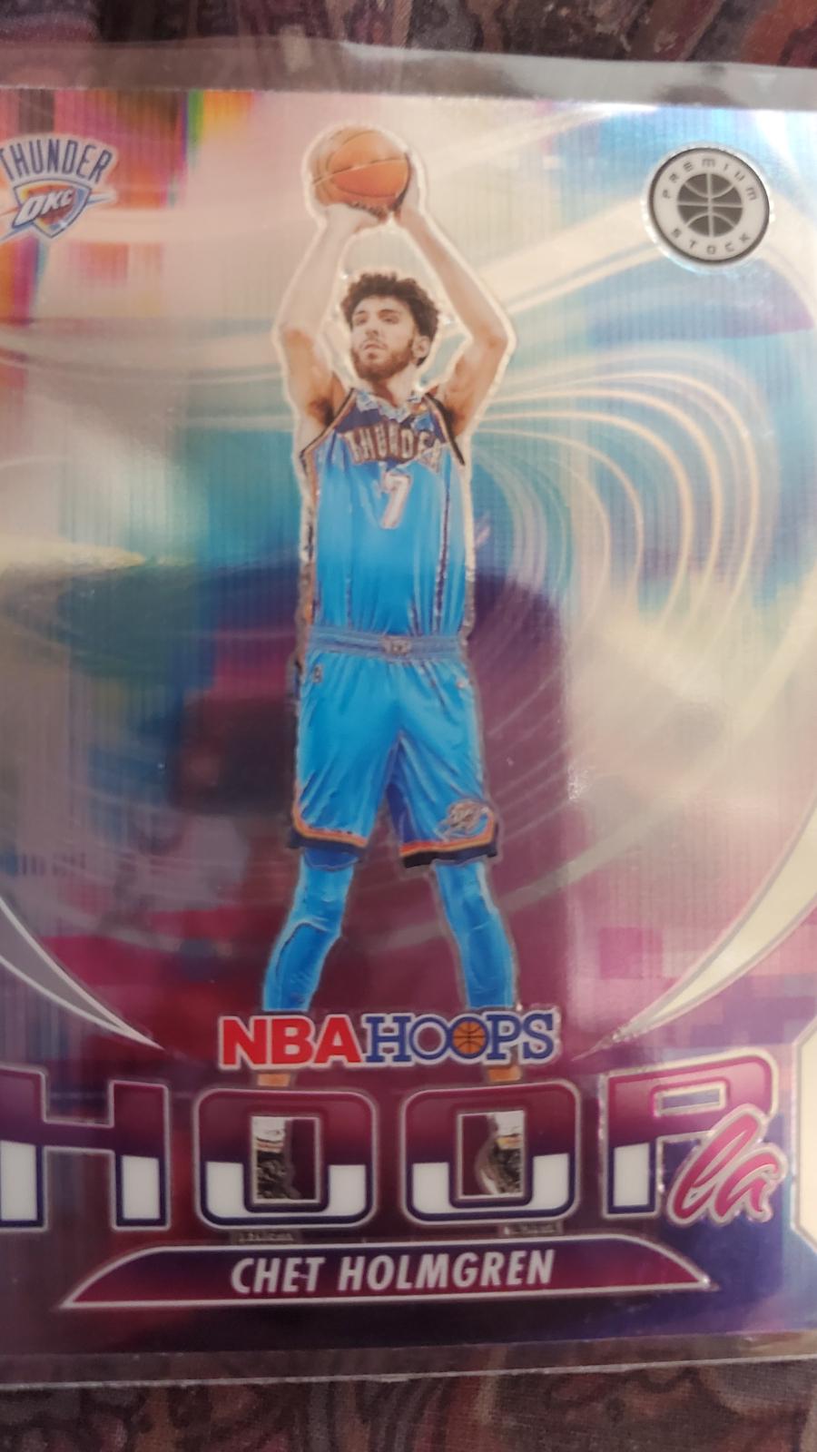 2023 Panini Hoops Premium Stock Hoopla Chet Holmgren #14 card
