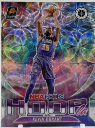 2023 Panini Hoops Premium Stock Hoopla Kevin Durant [Silver Prizm] #1 card
