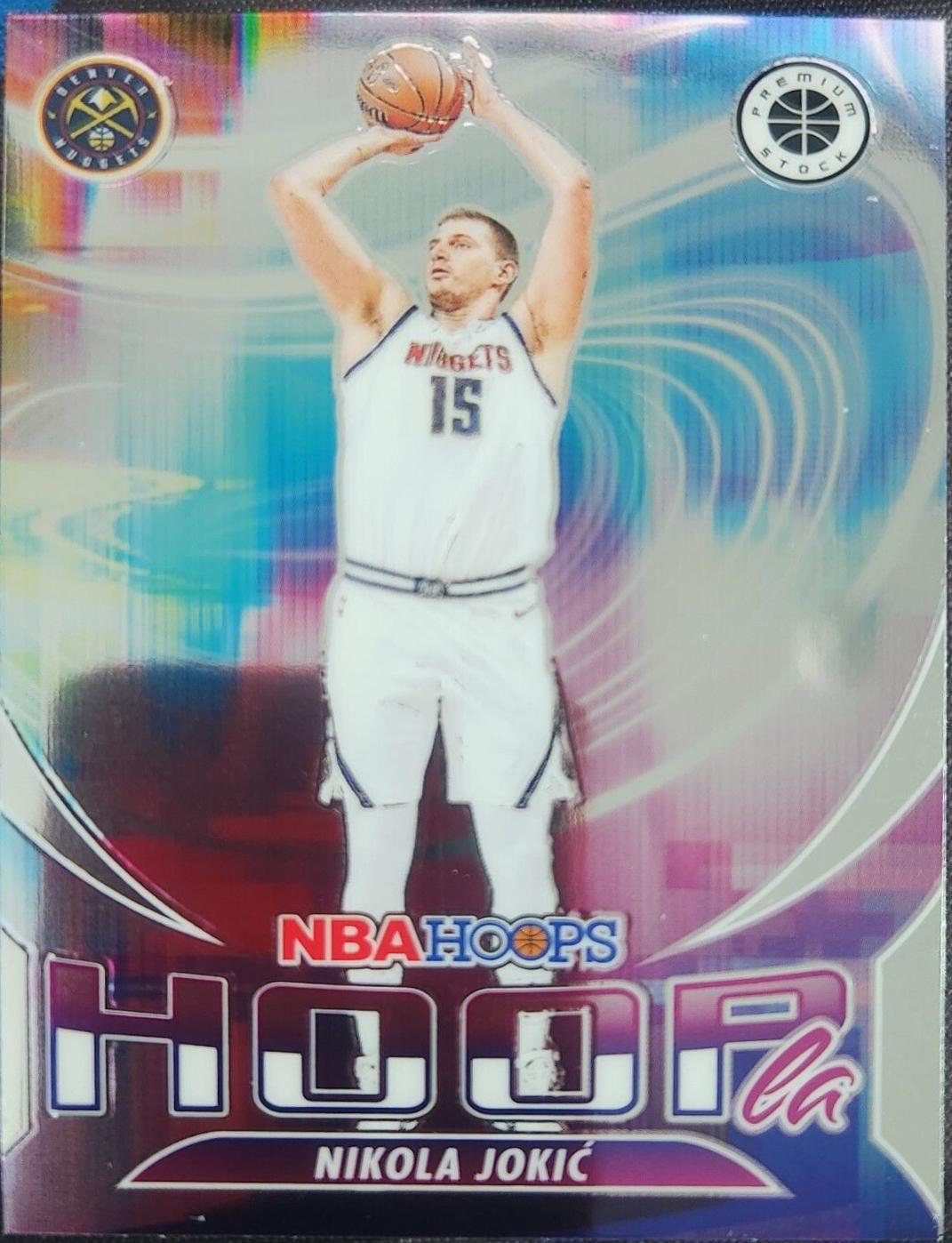 2023 Panini Hoops Premium Stock Hoopla Nikola Jokic #6 card