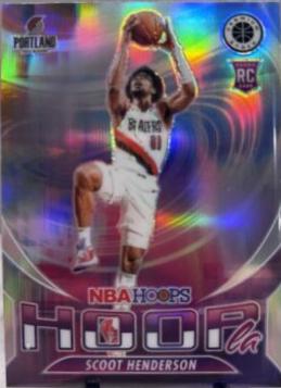 2023 Panini Hoops Premium Stock Hoopla Scoot Henderson #13 card
