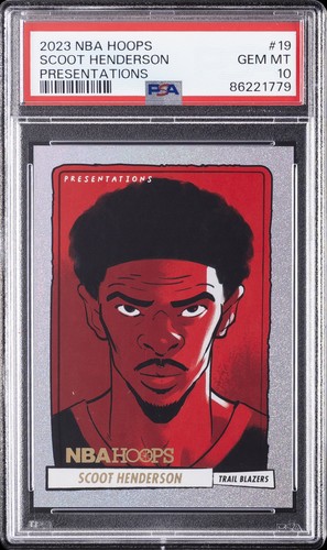 2023 Panini Hoops Premium Stock Presentations Scoot Henderson #19 card