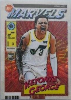 2023 Panini Hoops Premium Stock Retro Net Marvels Keyonte George #26 card