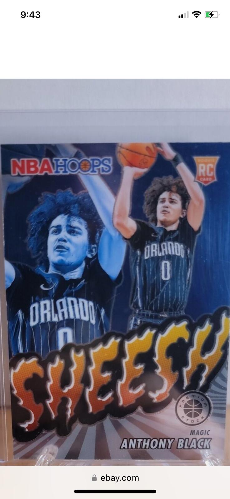 2023 Panini Hoops Premium Stock Sheesh Anthony Black #2 card