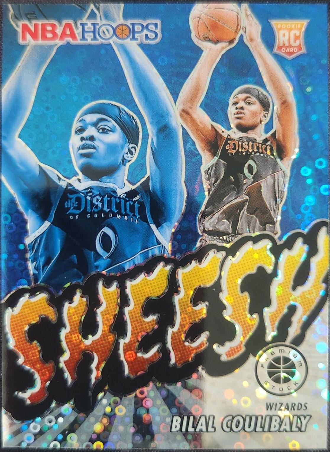 2023 Panini Hoops Premium Stock Sheesh Bilal Coulibaly [Silver Prizm] #14 card