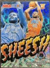 2023 Panini Hoops Premium Stock Sheesh Cason Wallace [Silver Prizm] #3 card