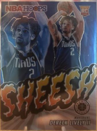2023 Panini Hoops Premium Stock Sheesh Dereck Lively II [Silver Prizm] #13 card