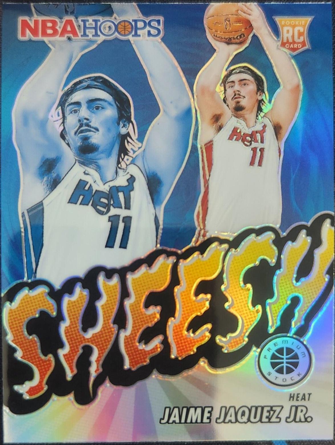 2023 Panini Hoops Premium Stock Sheesh Jaime Jaquez Jr. [Silver Prizm] #20 card