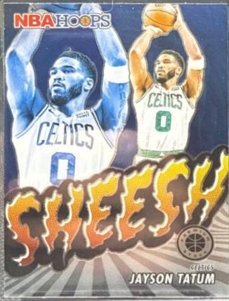 2023 Panini Hoops Premium Stock Sheesh Jayson Tatum #22 card