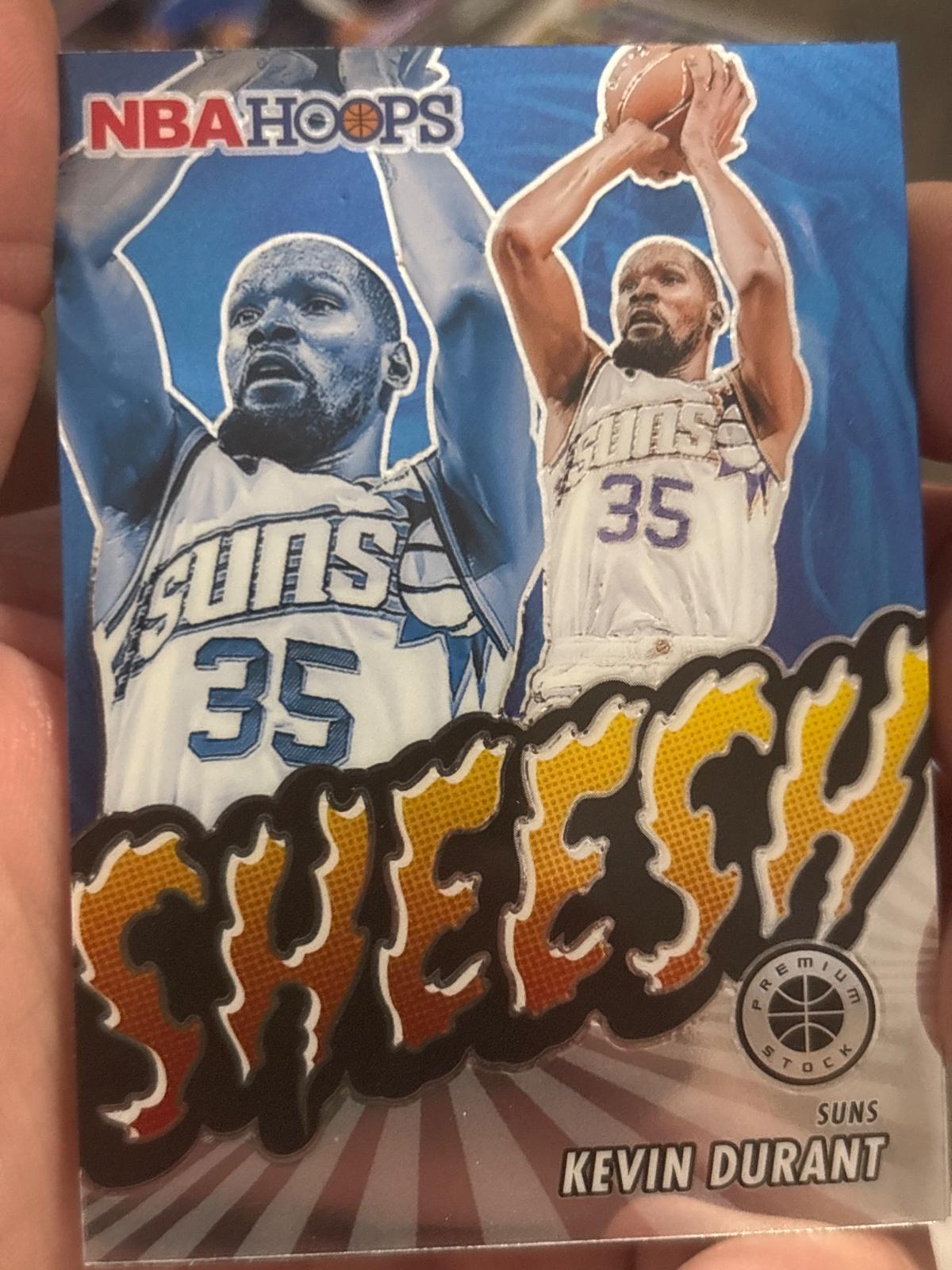 2023 Panini Hoops Premium Stock Sheesh Kevin Durant #1 card