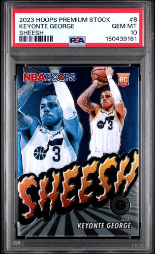 2023 Panini Hoops Premium Stock Sheesh Keyonte George #8 card