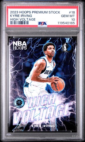 2023 Panini Hoops Premium Stock Sheesh Kyrie Irving [Silver Prizm] #18 card