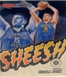 2023 Panini Hoops Premium Stock Sheesh Nikola Jokic #10 card