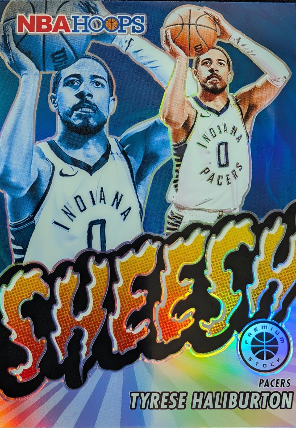 2023 Panini Hoops Premium Stock Sheesh Tyrese Haliburton [Silver Prizm] #9 card