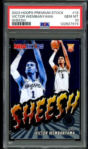 2023 Panini Hoops Premium Stock Sheesh Victor Wembanyama #12 card