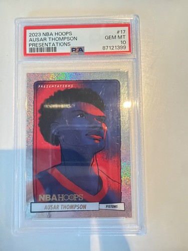 2023 Panini Hoops Presentations Ausar Thompson #17 card