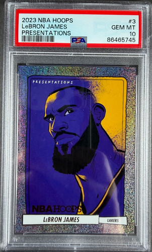 2023 Panini Hoops Presentations LeBron James #3 card