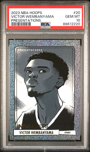 2023 Panini Hoops Presentations Victor Wembanyama #20 card
