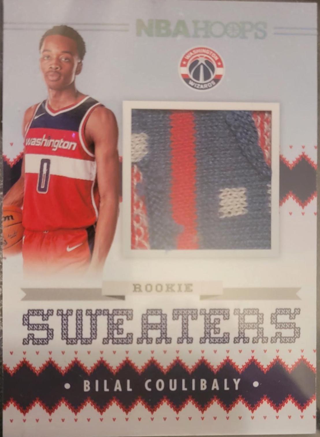 2023 Panini Hoops Rookie Sweaters Bilal Coulibaly #RSW-BLC card