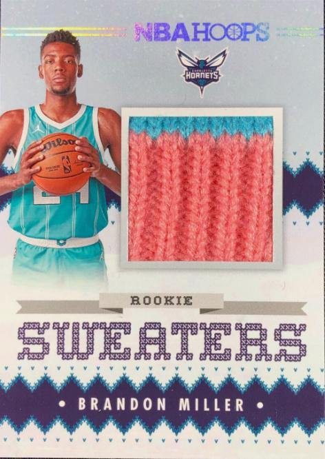 2023 Panini Hoops Rookie Sweaters Brandon Miller #RSW-BML card